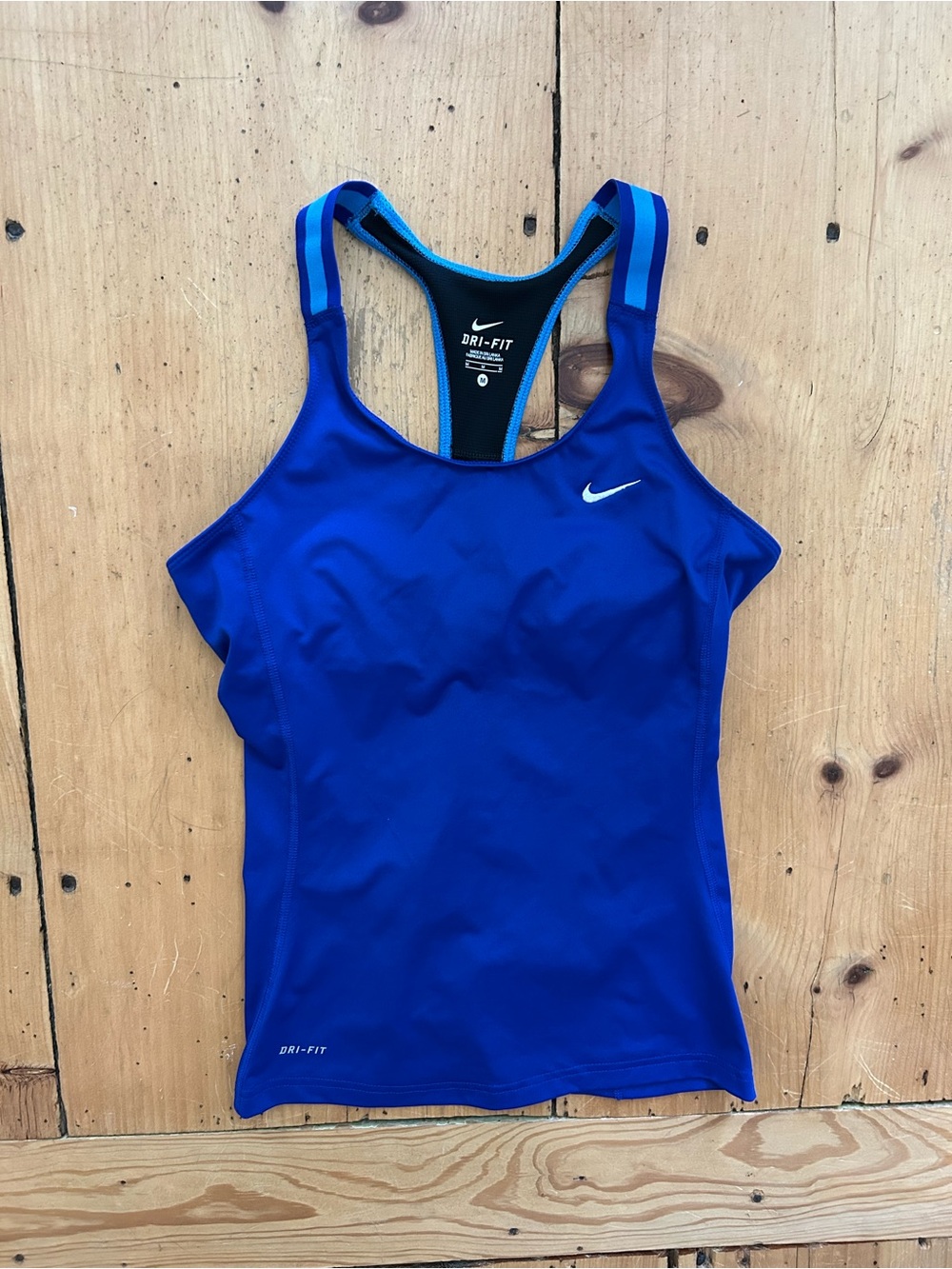 Vintage Y2K style Nike Royal Blue Workout Tank Top